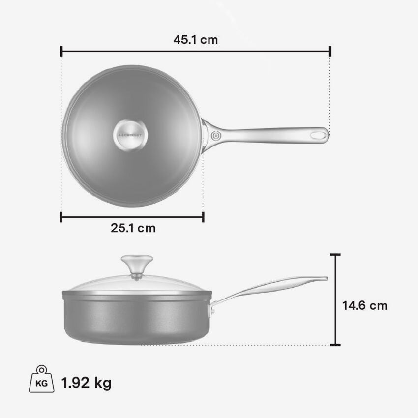 Le Creuset | Sauteuse Pro Antiadhésive Renforcée