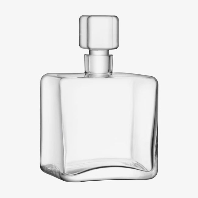 Maison Lipari Cask Whisky Square Decanter - Clear  LSA.