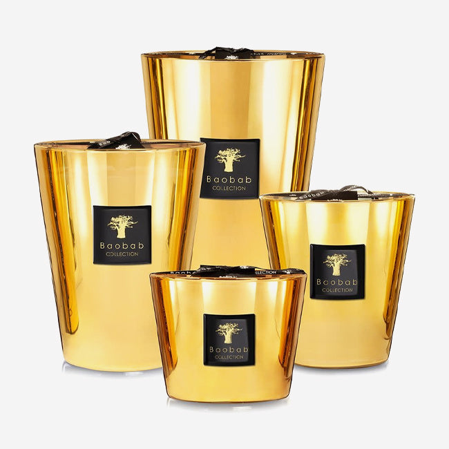 Maison Lipari Les Exclusives Aurum Scented Candle  BAOBAB COLLECTION.