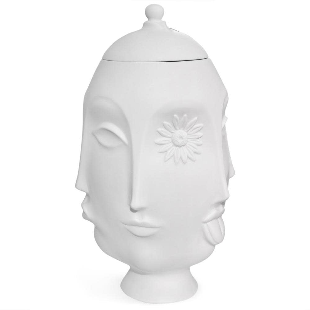 Maison Lipari Muse Frida Vase White  JONATHAN ADLER.