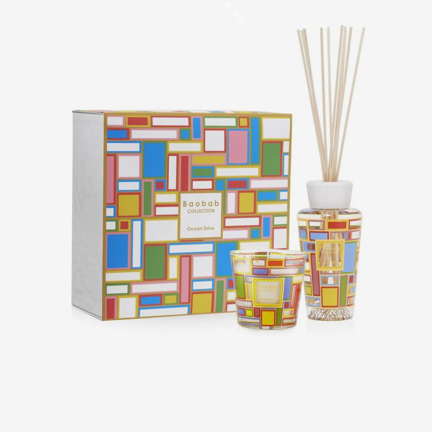 Baobab Collection | My First Baobab Ocean Drive Bougie Parfumées & Diffuseur Coffret-cadeau