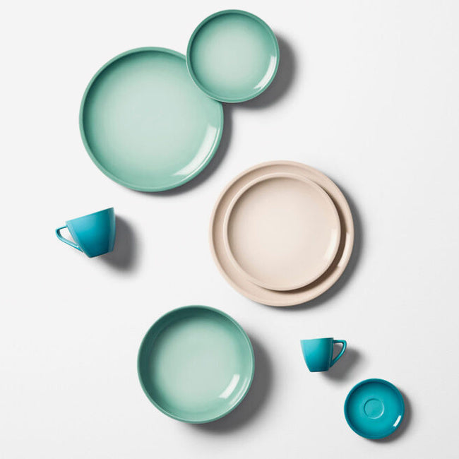 Maison Lipari Set of 4 Minimalist Salad / Dessert Plates  LE CREUSET.