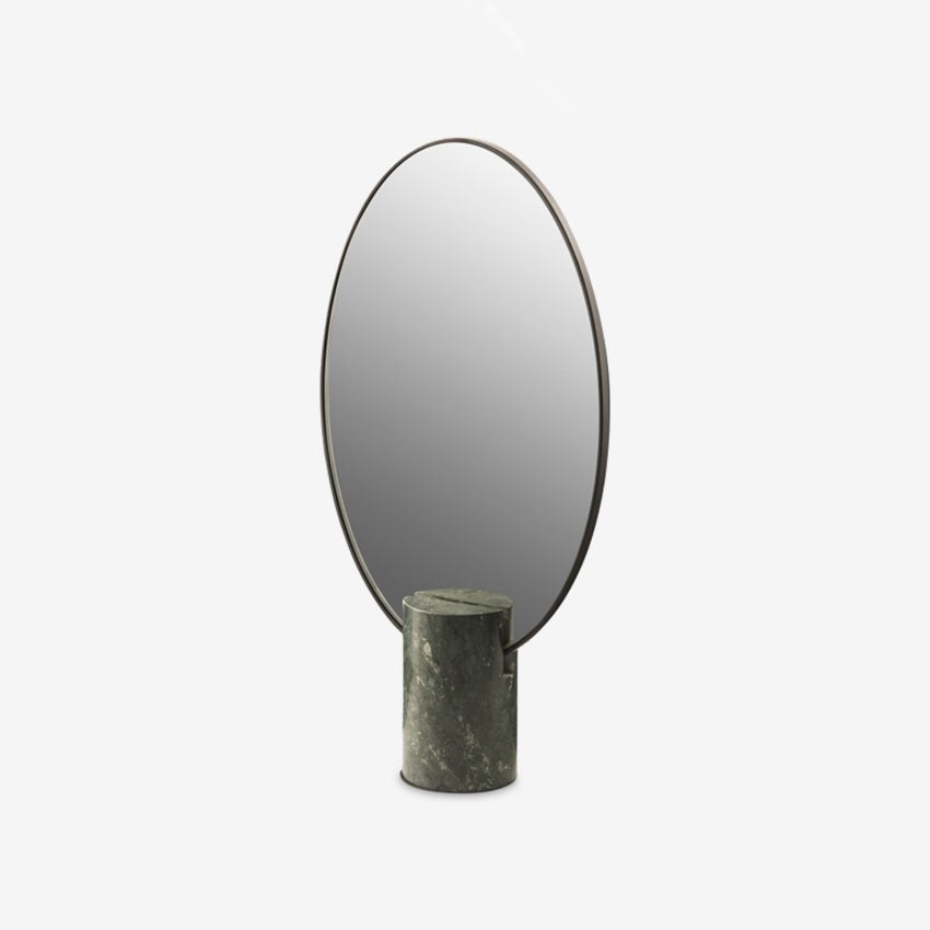 Polspotten | Oval Marble Mirror