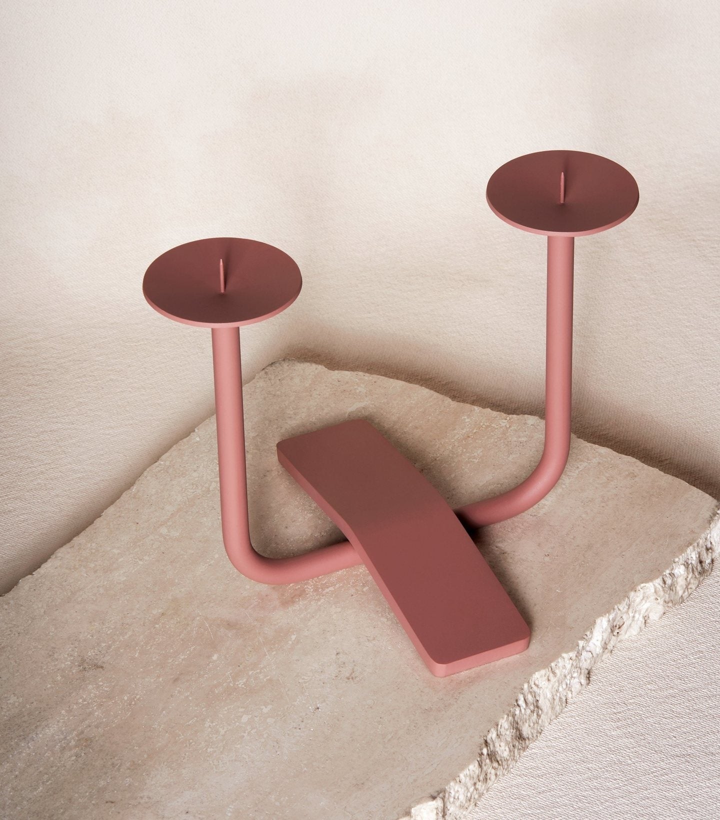 Maison Lipari VIA MARIS Rest Candleholder - Clay  VIA MARIS.