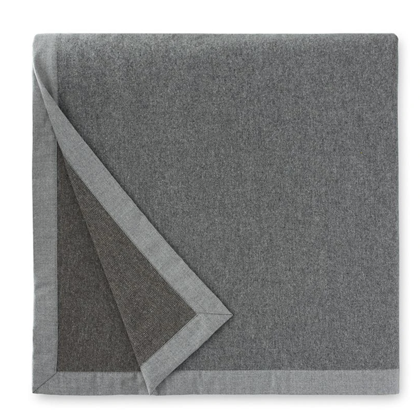 Maison Lipari SFERRA Nerino - Full/Queen Blanket 100X94 Grey/Walnut  SFERRA.