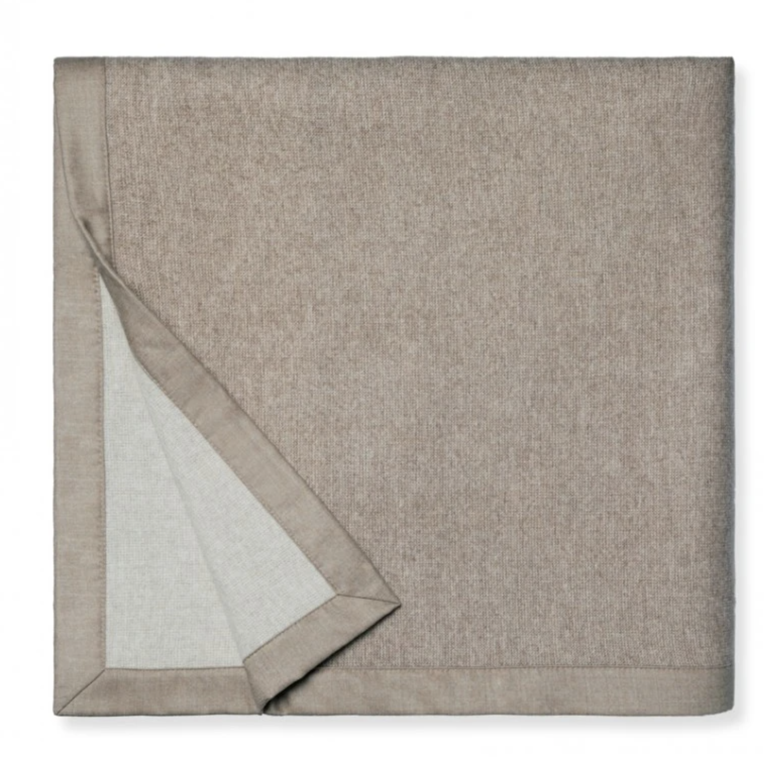 Maison Lipari SFERRA Nerino - King Blanket 120X94 Cashew/Ivory  SFERRA.