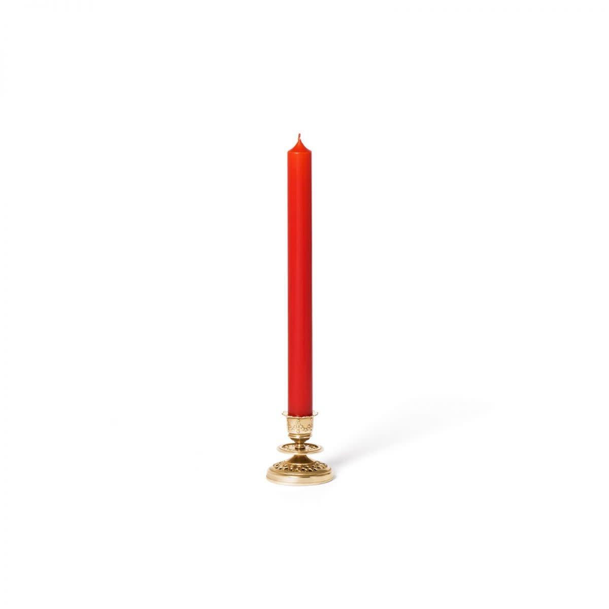 Maison Lipari Chiselled Candlestick Gold Plated  CIRE TRUDON.