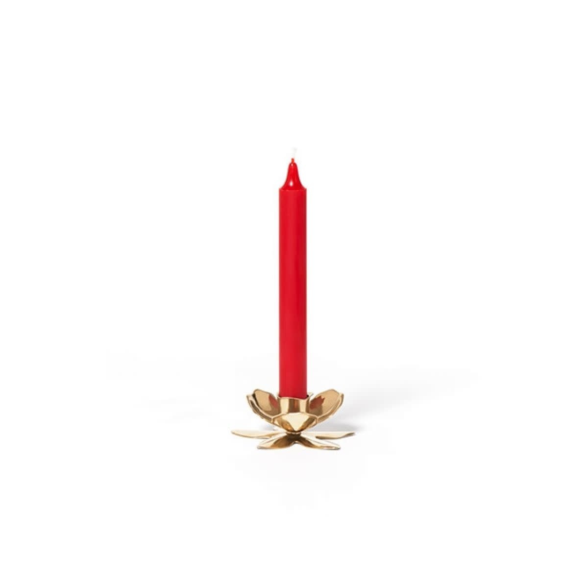 Maison Lipari Flower Candlestick Gold Plated  CIRE TRUDON.