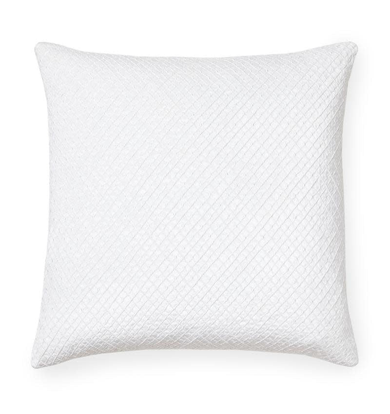 Maison Lipari SFERRA Traliccio - Decorative Pillow 20X20 White  SFERRA.