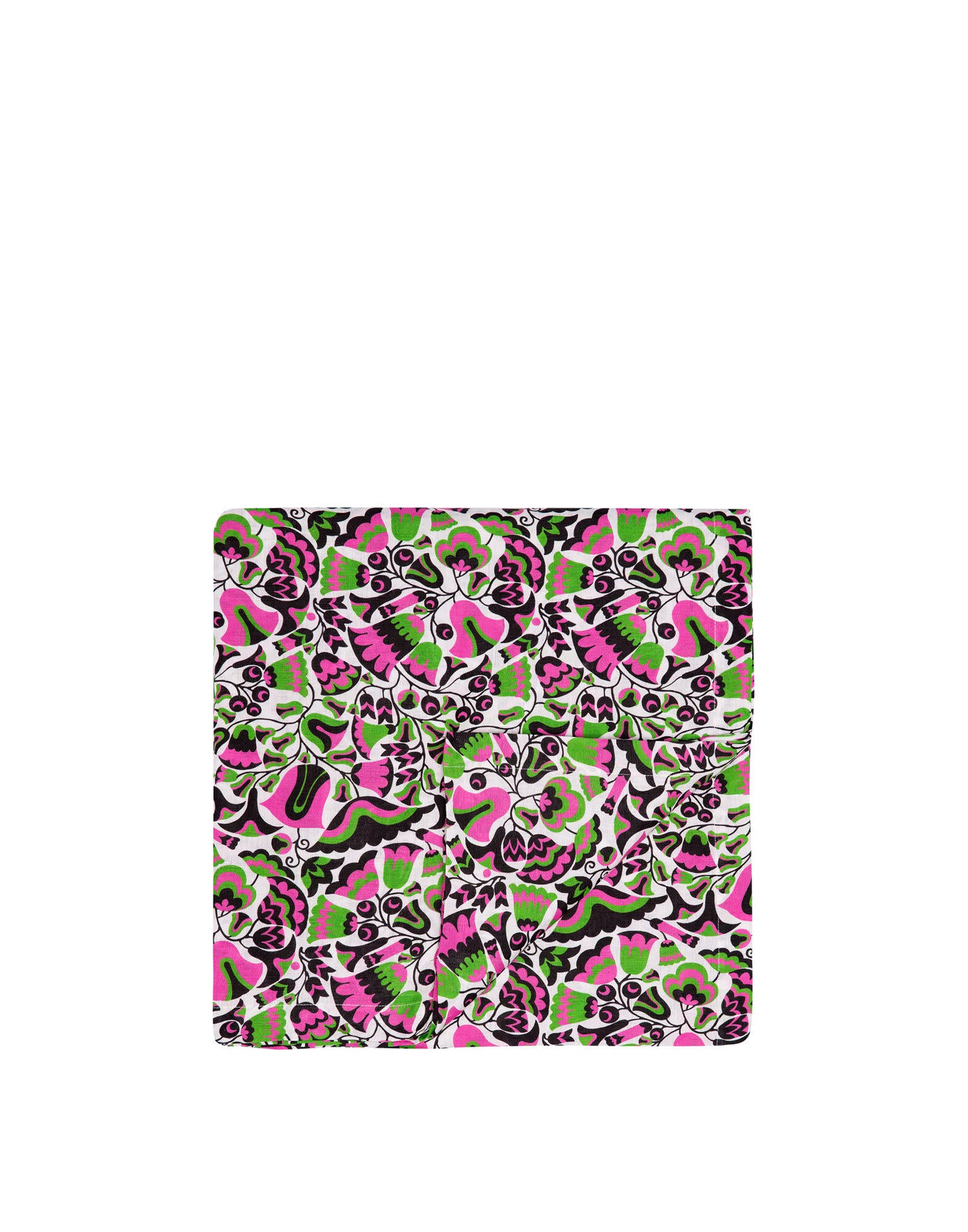 Maison Lipari LA DOUBLE J Small Tablecloth | Linen | Tulipani | 180x180 cm  LA DOUBLE J.