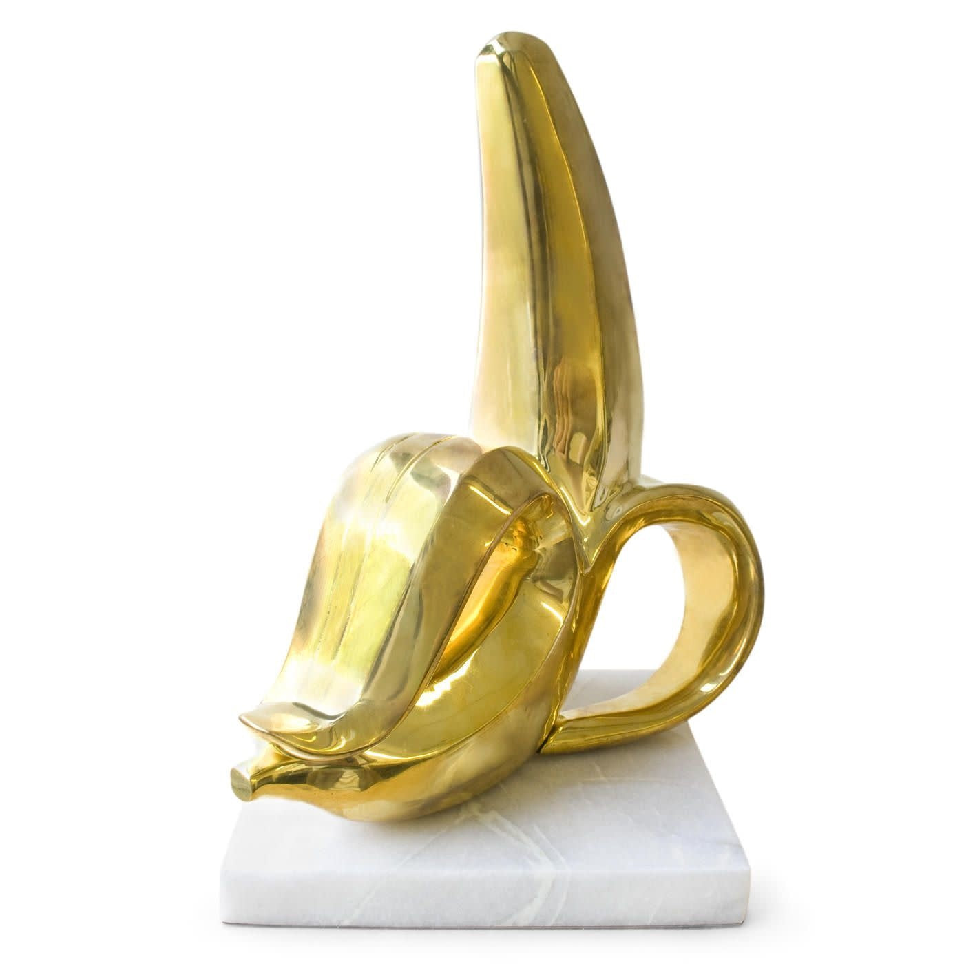 Maison Lipari JONATHAN ADLER Brass Banana W: 10.5 in D: 5.5 in H: 12.5 in  JONATHAN ADLER.