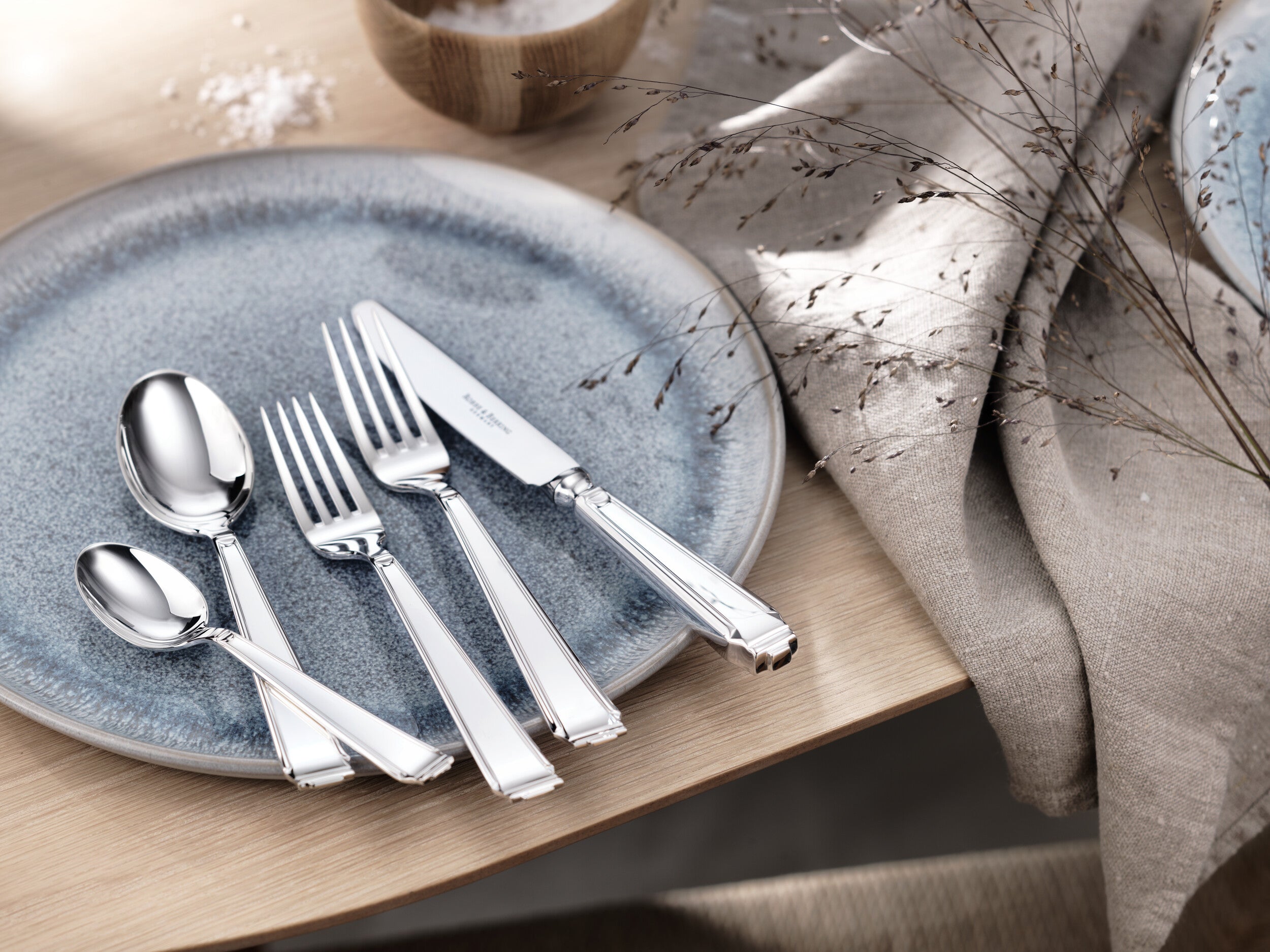 Differentiating Sterling silver and silver-plated cutlery