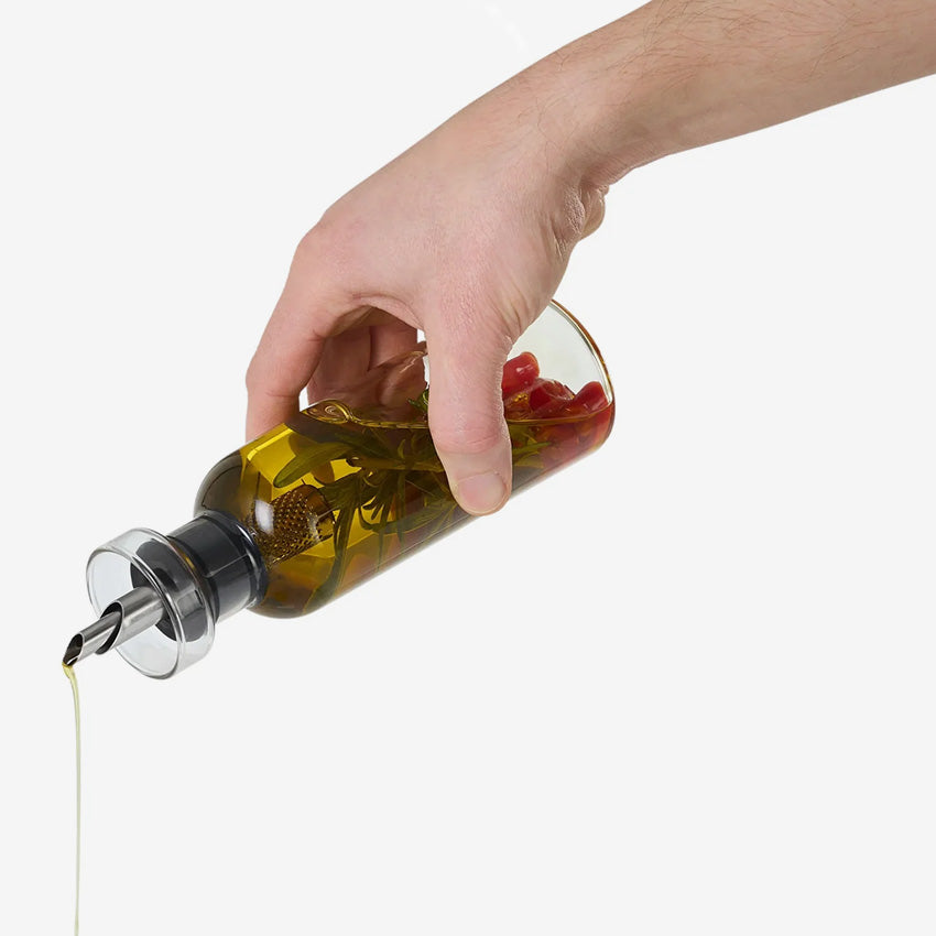 AdHoc | Aromapour Oil/Vinegar Dispenser Set - Grey Glass