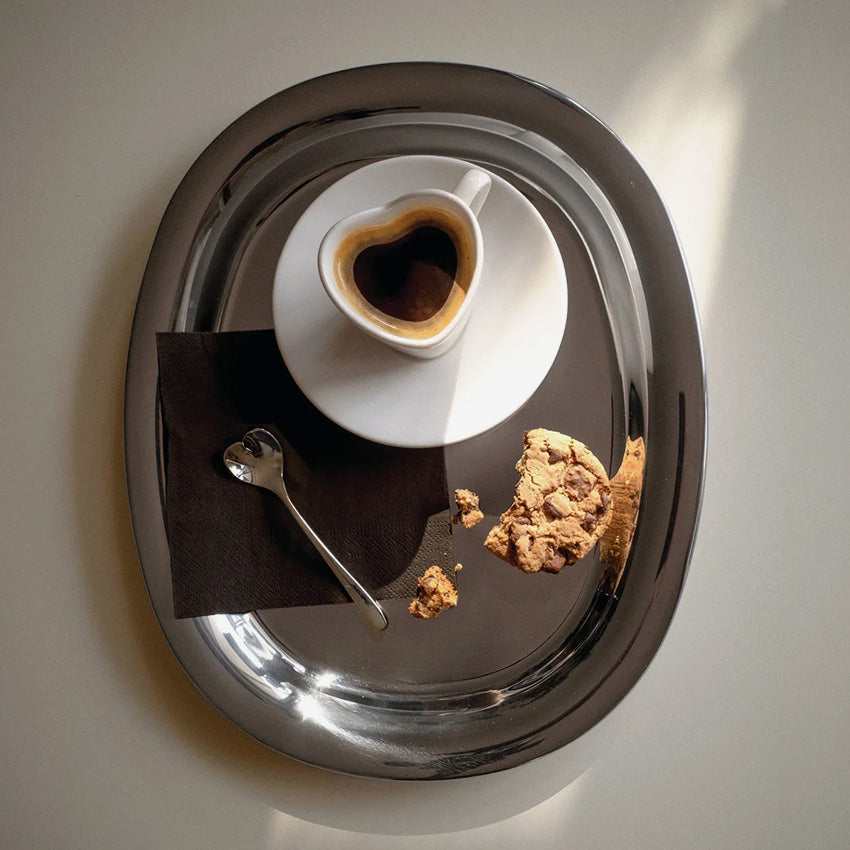 Alessi | Ensemble de 4 tasses à moka/expresso et soucoupes « To »