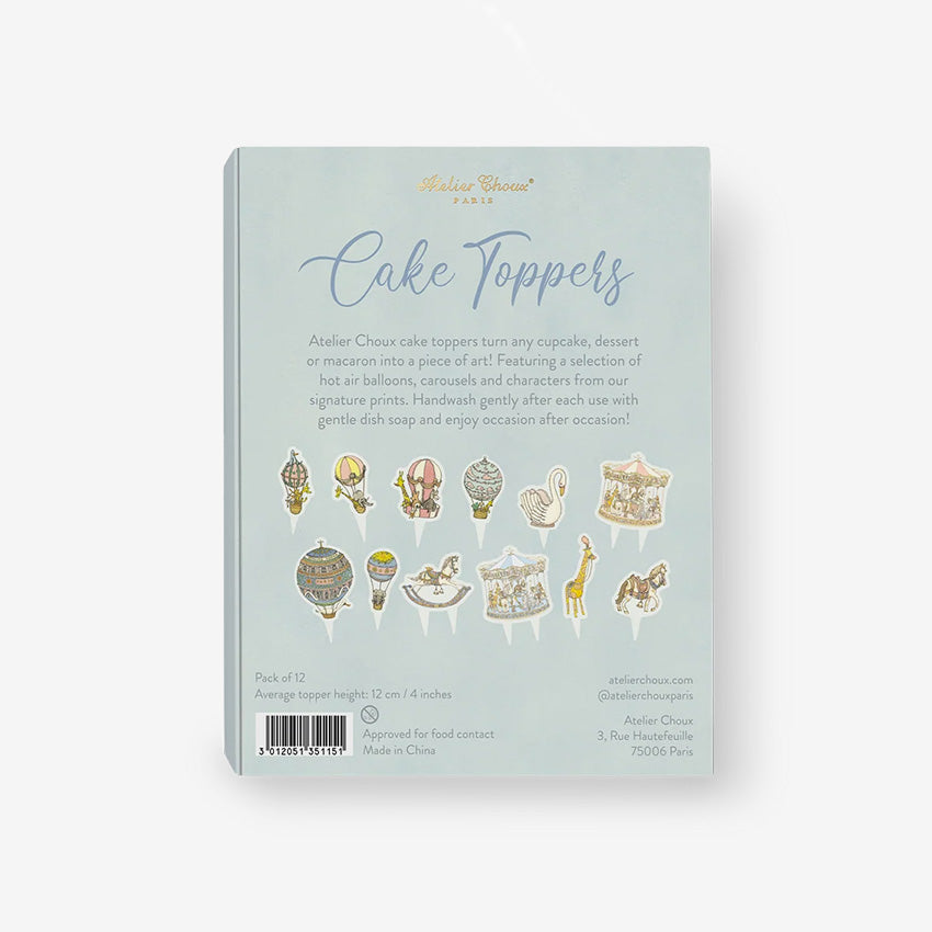 Atelier Choux | Mini Cake Toppers