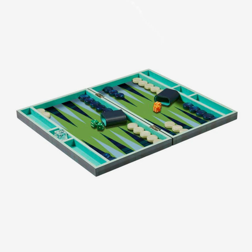 Addison Ross | Lacquer Backgammon - Tartan