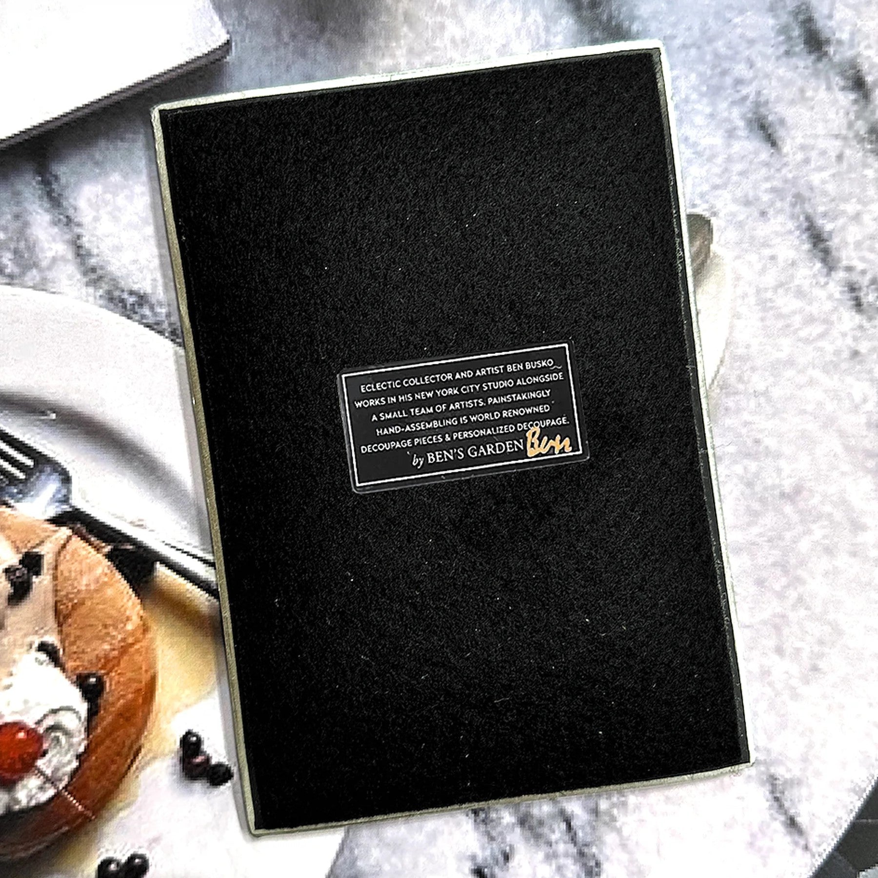 Ben's Garden | It's Clicquot Champagne Decoupage Glass Tray