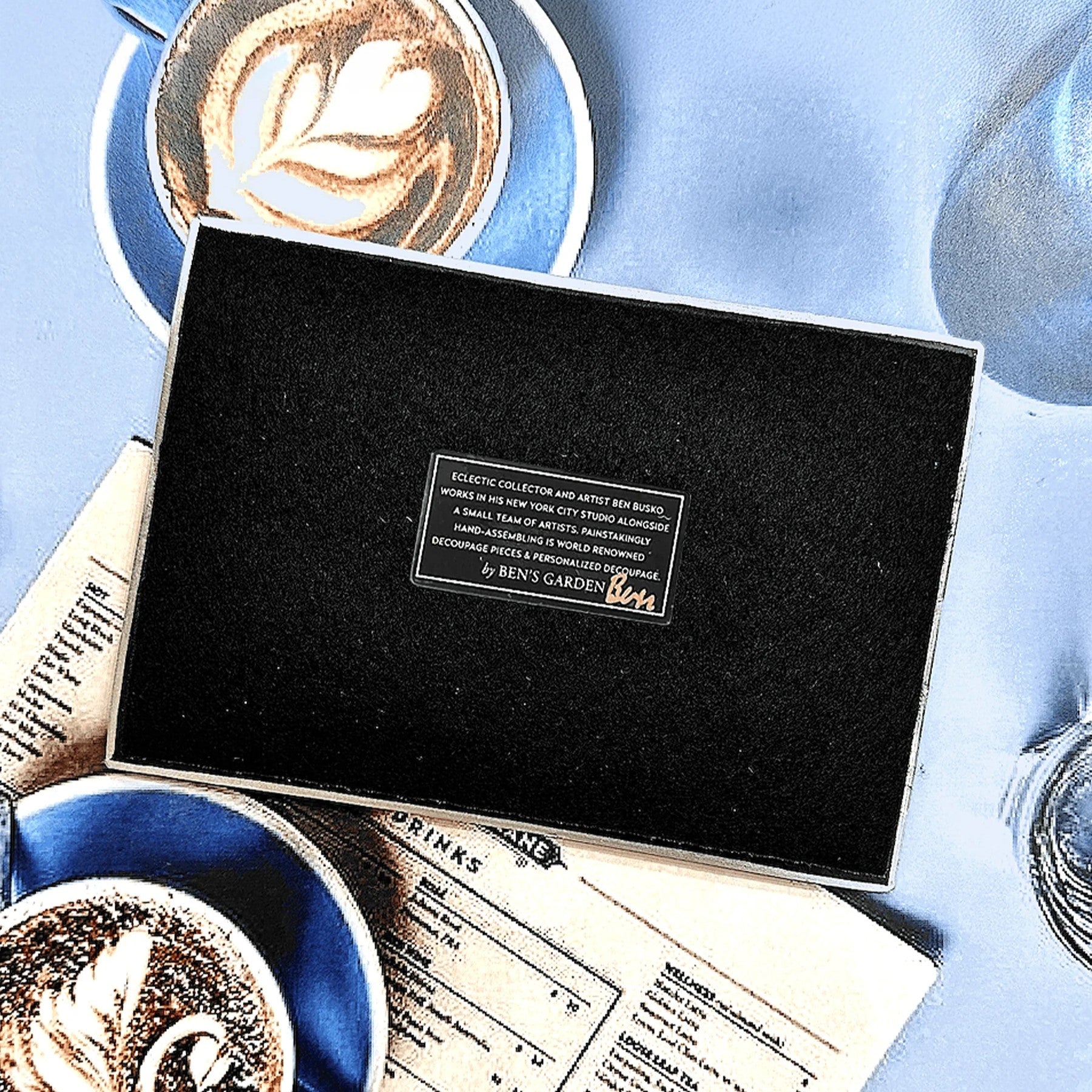 Ben's Garden | Vintage Veuve Clicquot Demi-Sec Decoupage Glass Tray