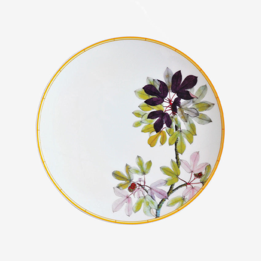 Bernardaud | Jardin Indien Coupe Floral - Salad Plate