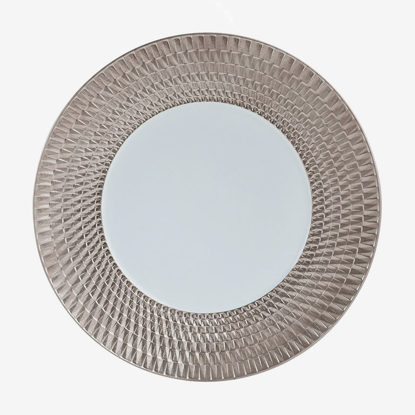 Bernardaud | Assiette de service Twist Platine