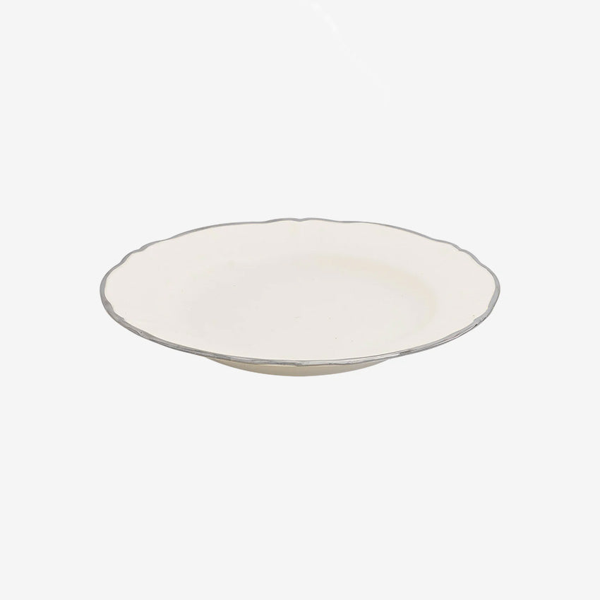 Bitossi Home | Assiette - Bord Métallique