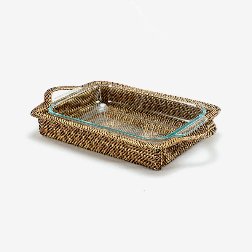 Calaisio | Rectangular Casserole Basket with Baking Dish