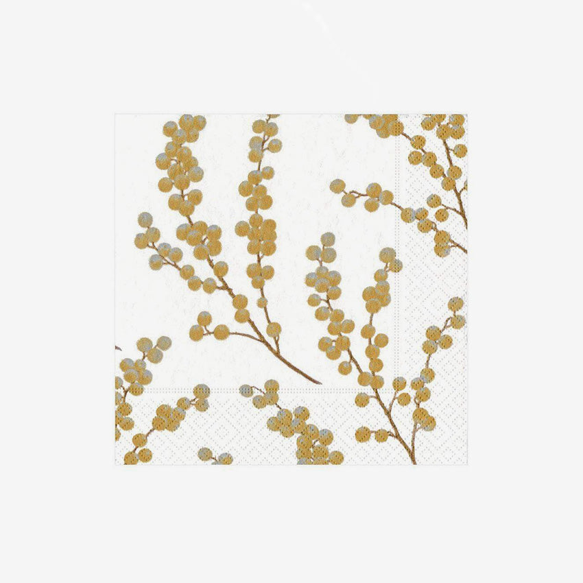 Caspari | Berry Branches Napkin
