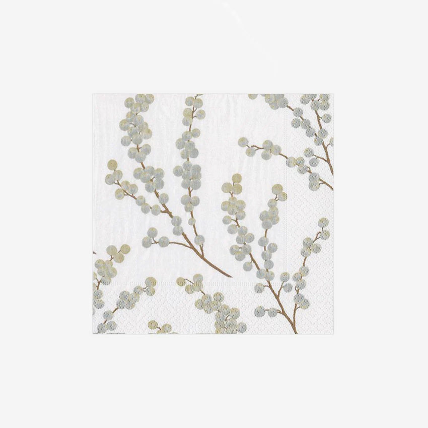 Caspari | Berry Branches Napkin