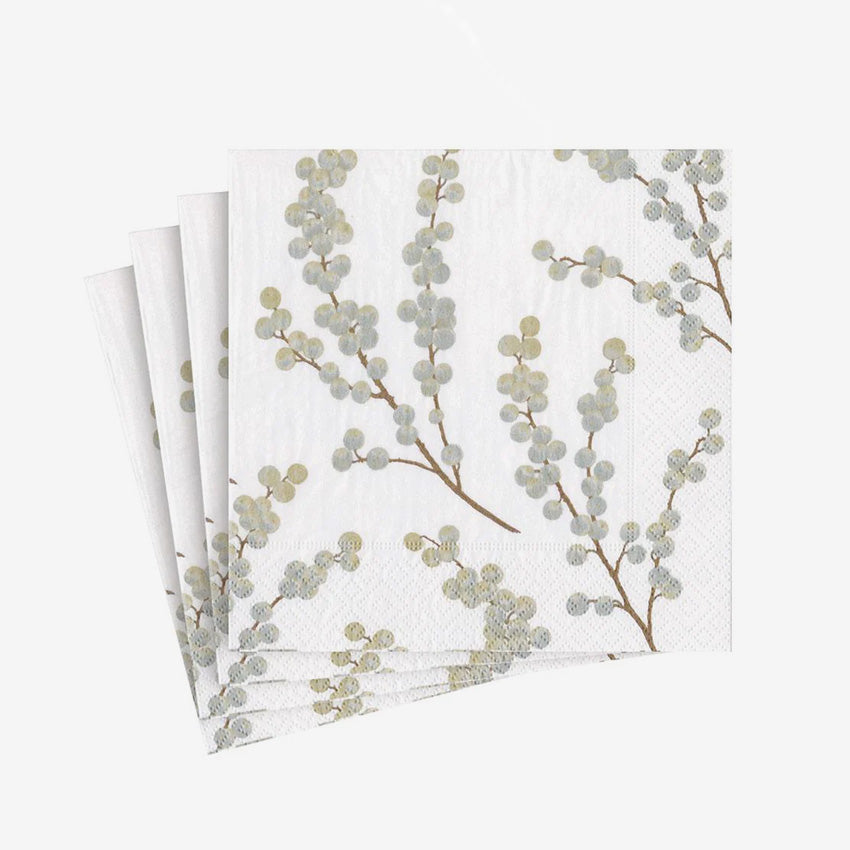 Caspari | Berry Branches Napkin