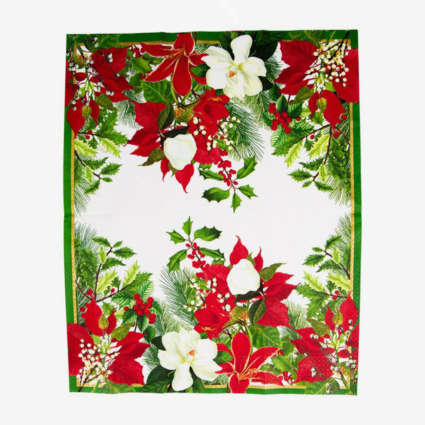 Caspari | Christmas Garden Napkin