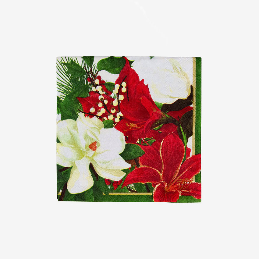 Caspari | Christmas Garden Napkin