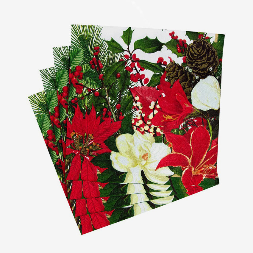 Caspari | Christmas Garden Napkin