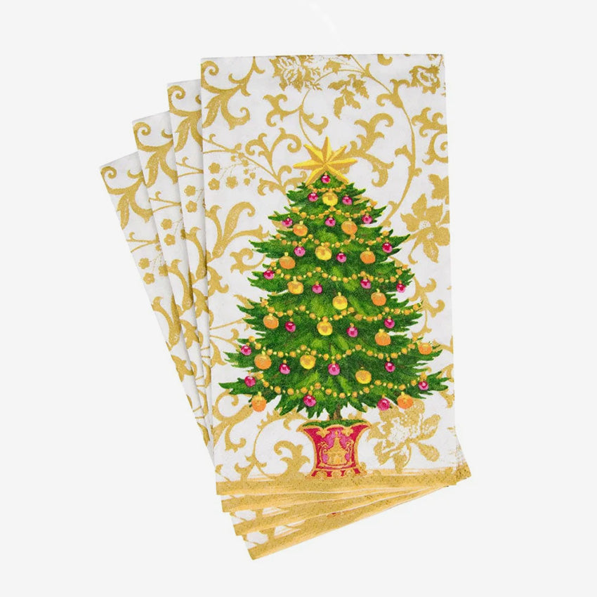 Caspari | Gilded Tree Napkin