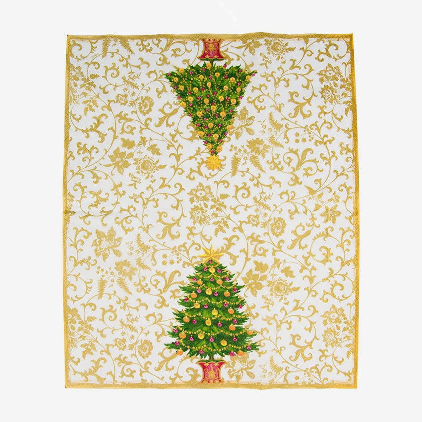 Caspari | Gilded Tree Napkin