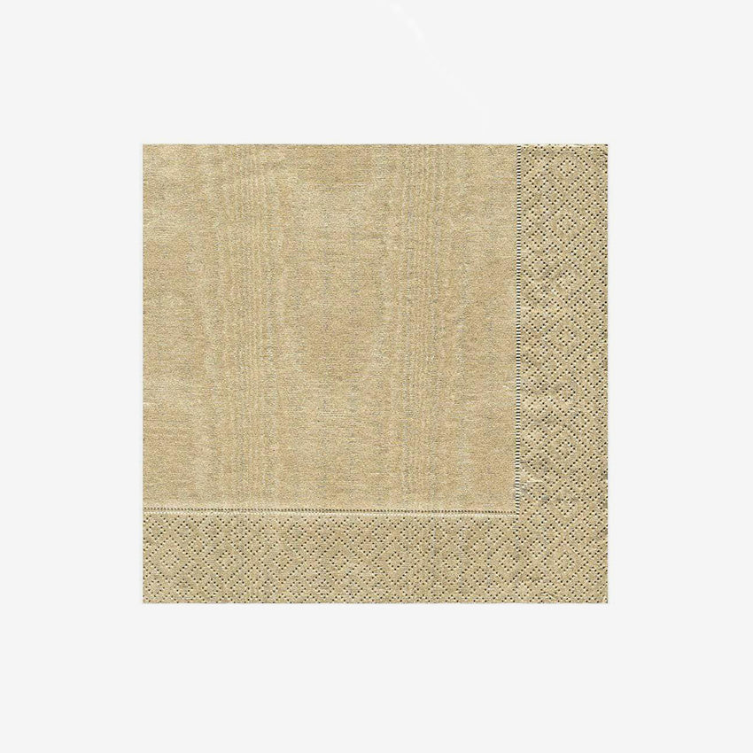 Caspari | Moire Gold Napkin