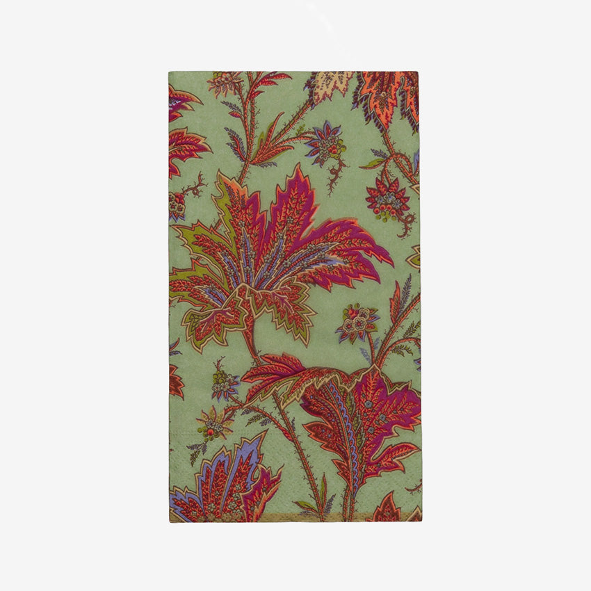 Caspari | Paisley Leaves Napkin