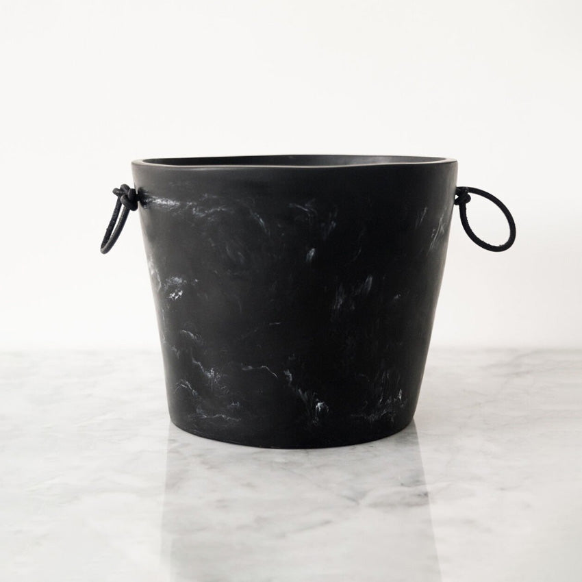 CDMX Design | Monica Calderon Studio Champagne Bucket with Leather Handles