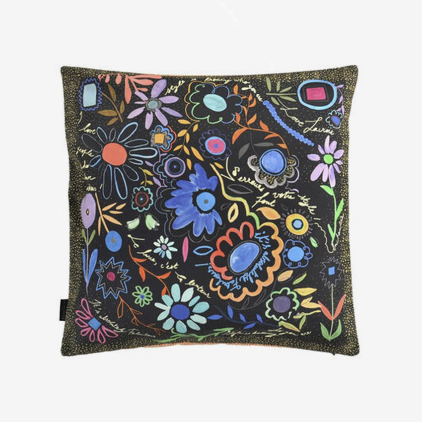 Christian Lacroix | Dites-le avec des fleurs multicolore avec coussin – 45 x 45 cm