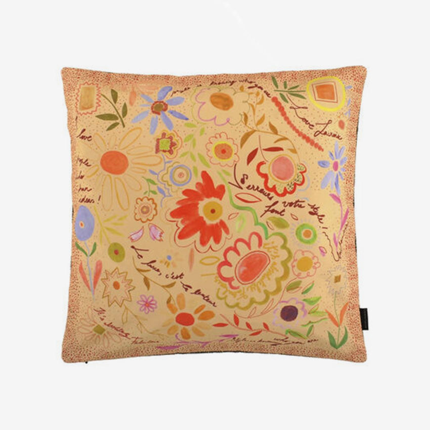 Christian Lacroix | Dites-le avec des fleurs multicolore avec coussin – 45 x 45 cm