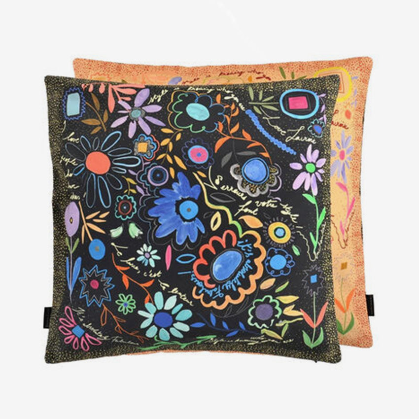 Christian Lacroix | Dites-le avec des fleurs multicolore avec coussin – 45 x 45 cm
