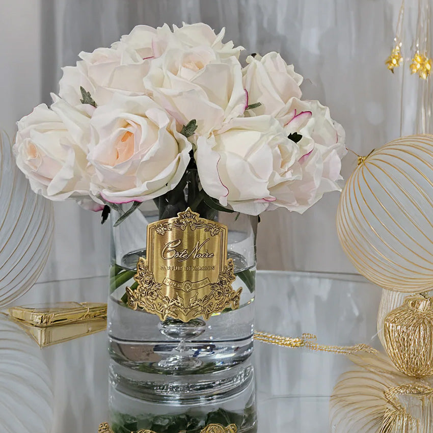 Côte Noire | Rosebuds Grand Bouquet - Clear Glass