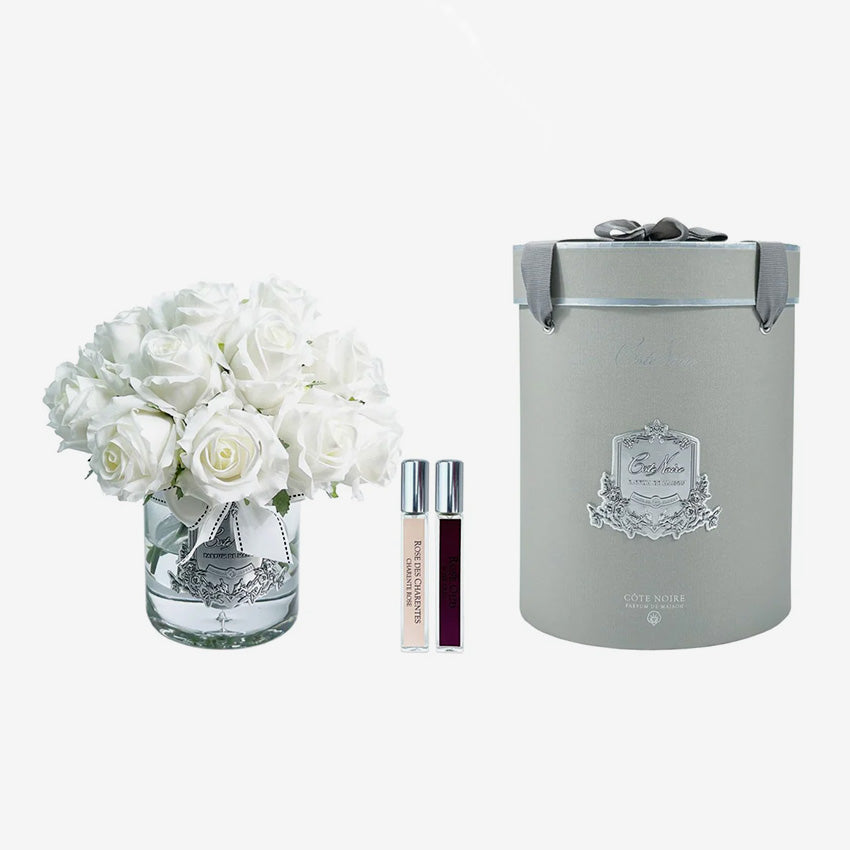 Côte Noire | Rosebuds Grand Bouquet - Clear Glass