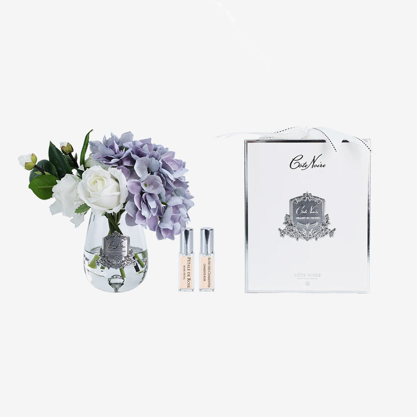 Côte Noire | Rose et hortensia