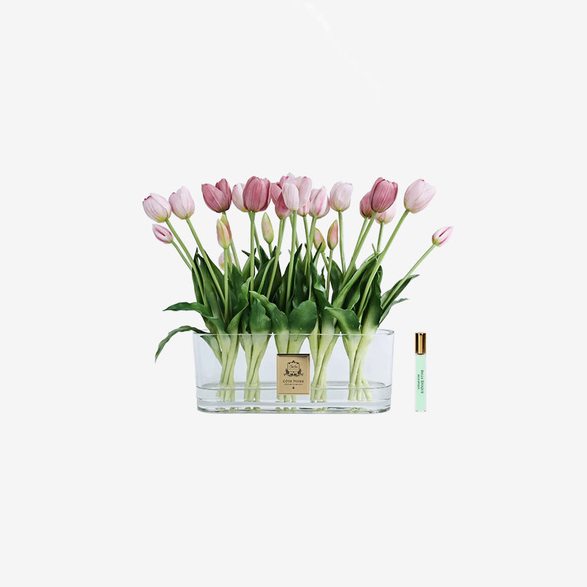Côte Noire | Tulipes - Vase ovale