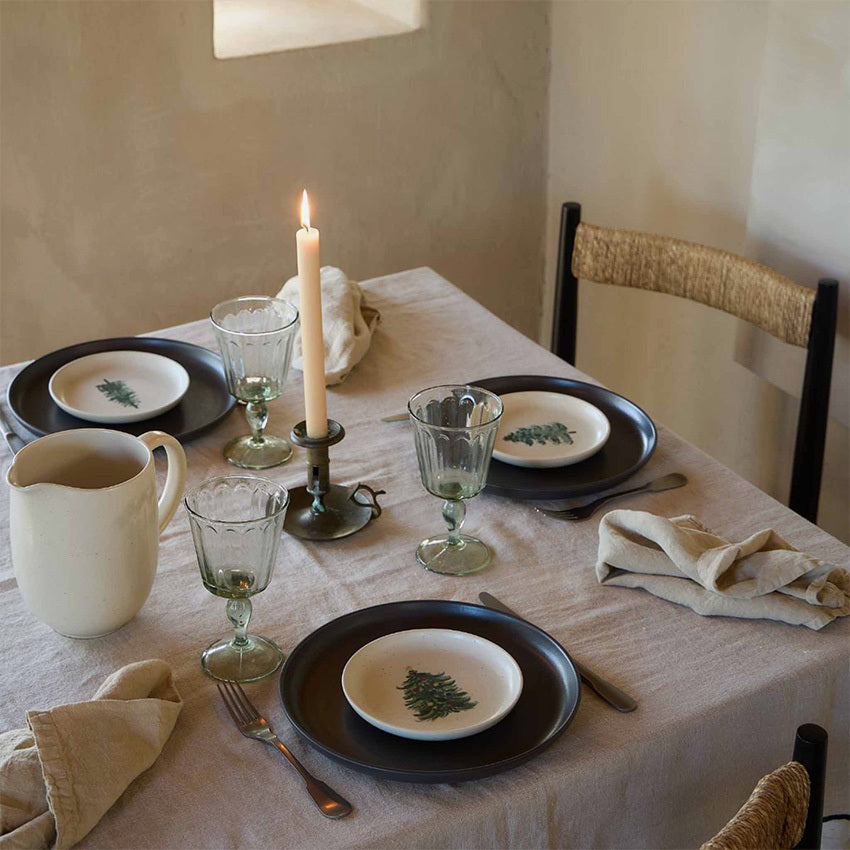 Casafina | Christmas Tree Appetizer Plate - Set of 4