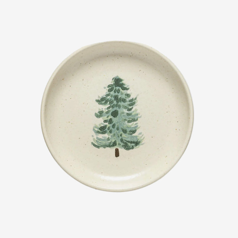 Casafina | Christmas Tree Appetizer Plate - Set of 4