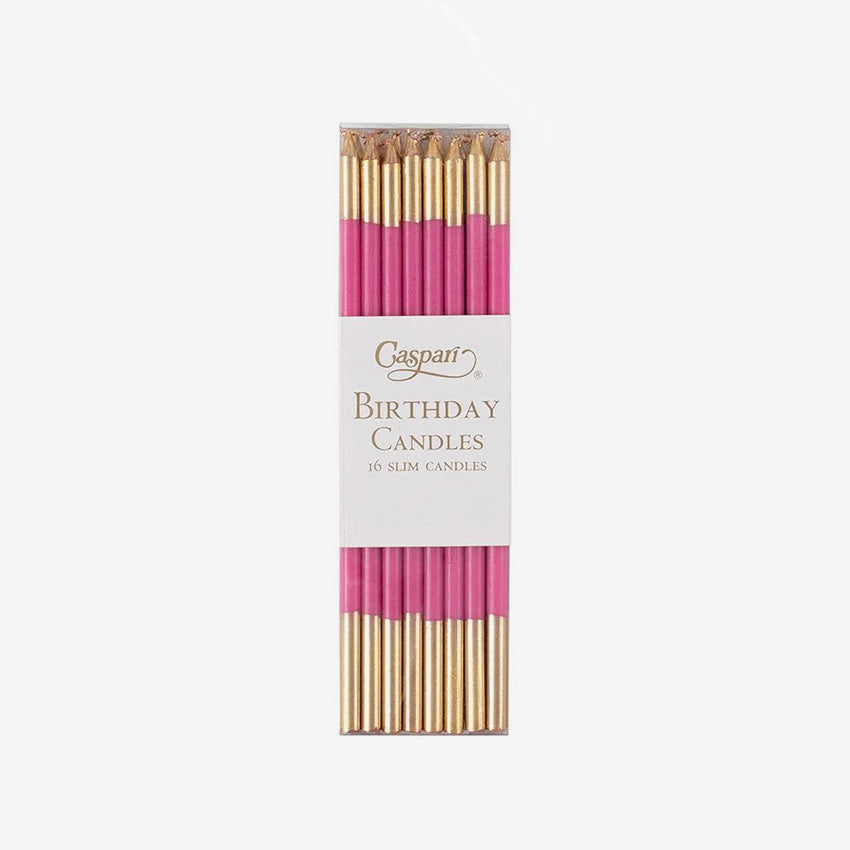 Caspari | Birthday Slims Candles