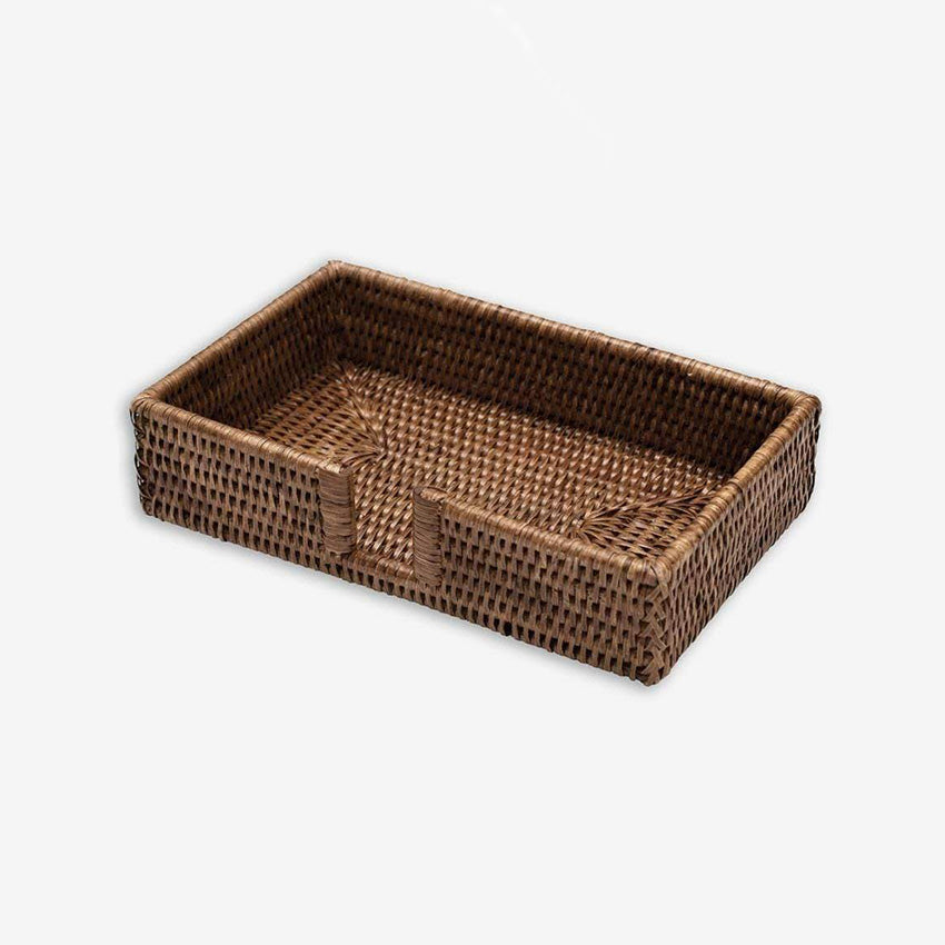 Caspari | Rattan Napkin Holder