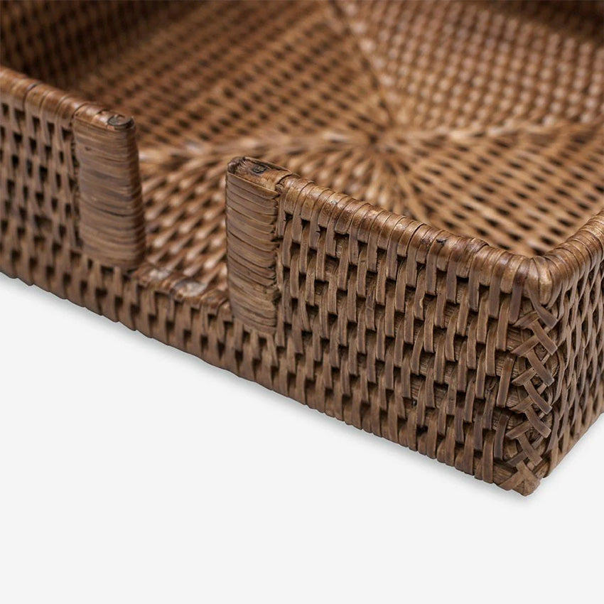 Caspari | Rattan Napkin Holder
