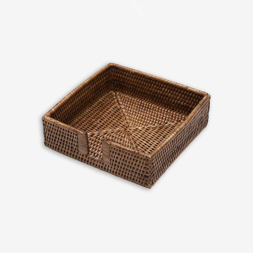 Caspari | Rattan Napkin Holder